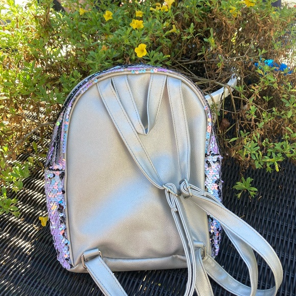 Justice unicorn flip sequin mini backpack - Picture 3 of 6